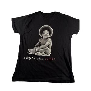 sky's the limit notorious BIG baby graphic tee
